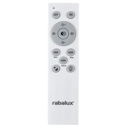Rabalux - LED dimmbares Deckenleuchte LED/60W/230V 3000-6000K + Fernbedienung