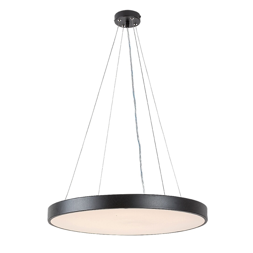 Rabalux - LED dimmbarer Kronleuchter an Kabel LED/60W/230V 3000-6000K schwarz + Fernbedienung