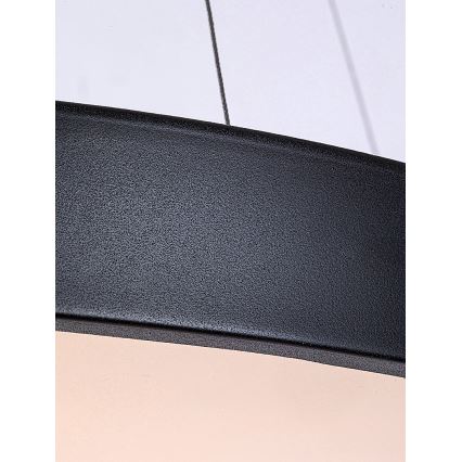 Rabalux - LED dimmbarer Kronleuchter an Kabel LED/60W/230V 3000-6000K schwarz + Fernbedienung