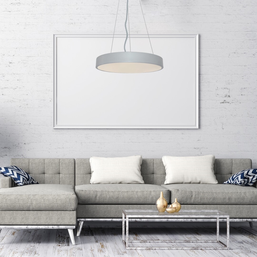 Rabalux - LED dimmbare Hängeleuchte an Kabel LED/60W/230V silber 3000-6000K + Fernbedienung