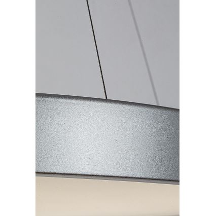 Rabalux - LED dimmbare Hängeleuchte an Kabel LED/60W/230V silber 3000-6000K + Fernbedienung