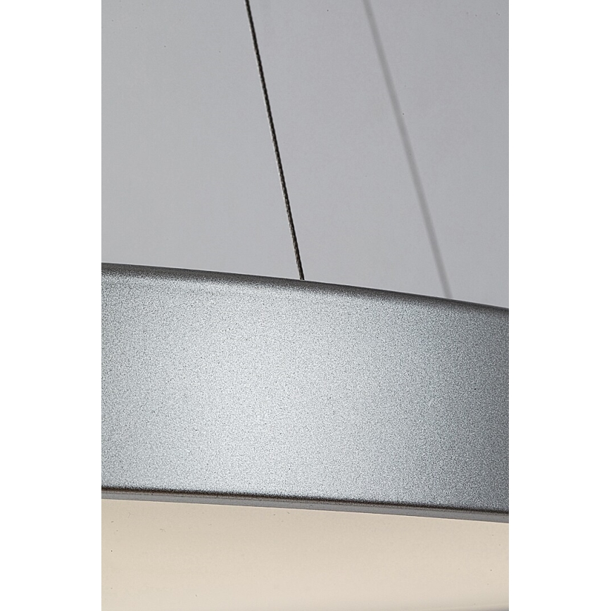 Rabalux - LED dimmbare Hängeleuchte an Kabel LED/60W/230V silber 3000-6000K + Fernbedienung