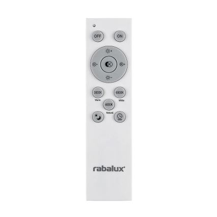 Rabalux - LED dimmbare Hängeleuchte an Kabel LED/60W/230V silber 3000-6000K + Fernbedienung