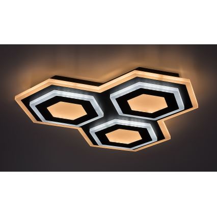Rabalux - Dimmbare LED-Deckenleuchte LED/72W/230V 3000/6000K 41,5x41,5 cm + Fernbedienung