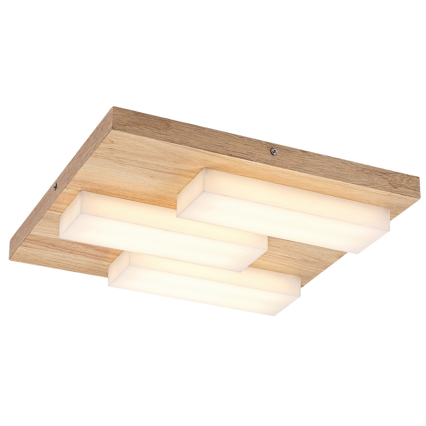 Rabalux - LED-Deckenleuchte LED/30W/230V 3000K Eiche 40x40 cm