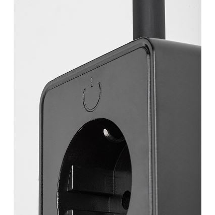 Rabalux - LED-dimmbare Wandleuchte LED/4W/230V mit USB-Anschluss für die Steckdose schwarz