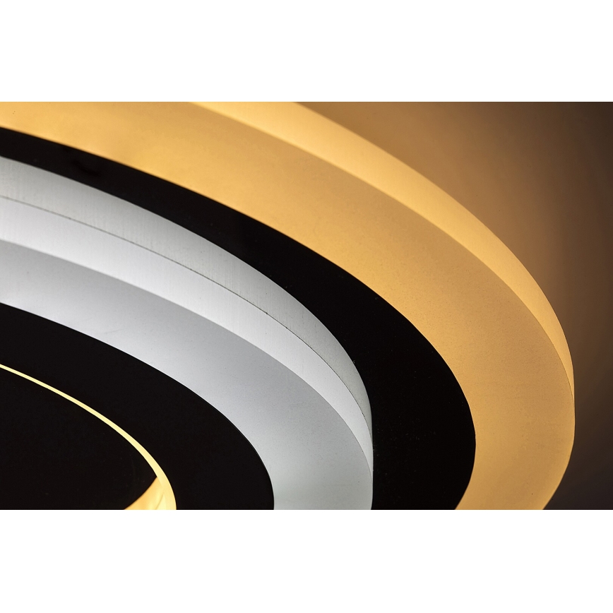 Rabalux - LED-dimmbare Deckenleuchte LED/56W/230V 3000/4000/6000K mattchrom + Fernbedienung Ø 45 cm