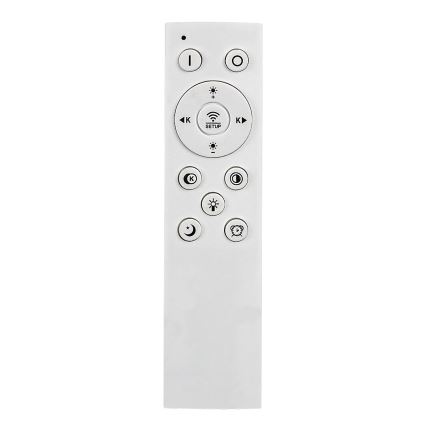 Rabalux - LED-dimmbare Deckenleuchte LED/56W/230V 3000/4000/6000K mattchrom + Fernbedienung Ø 45 cm