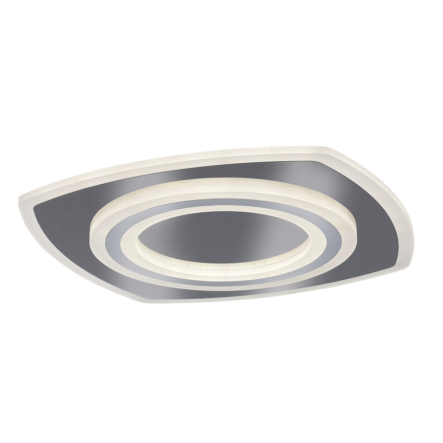 Rabalux - Dimmbare LED-Deckenleuchte LED/60W/230V 3000/4000/6000K mattchrom + Fernbedienung 48x48 cm