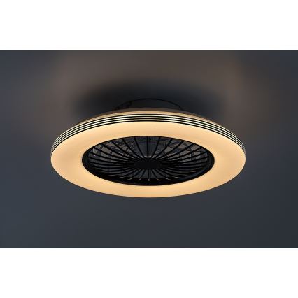 Rabalux - Dimmbare LED-Deckenleuchte mit Ventilator LED/48W/230V 3000-6500K + Fernbedienung