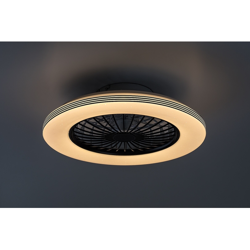 Rabalux - Dimmbare LED-Deckenleuchte mit Ventilator LED/48W/230V 3000-6500K + Fernbedienung