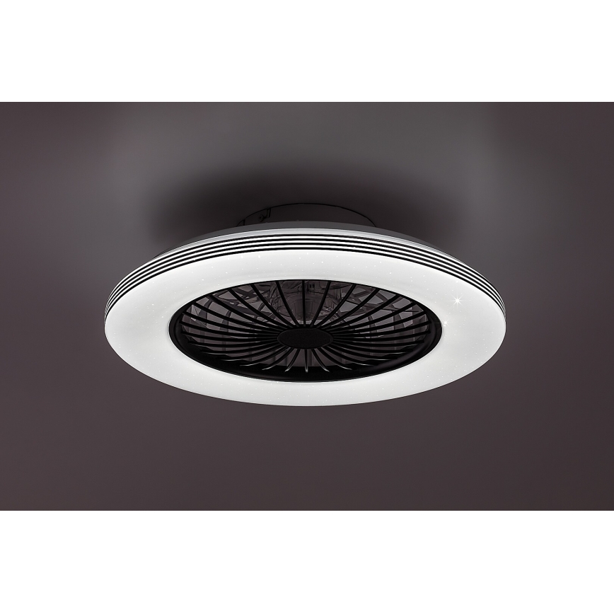 Rabalux - Dimmbare LED-Deckenleuchte mit Ventilator LED/48W/230V 3000-6500K + Fernbedienung