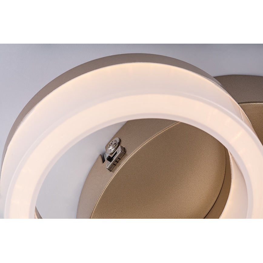 Rabalux - LED-Deckenleuchte LED/24W/230V 3000/4000/6500K golden 38x51 cm