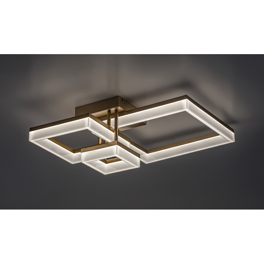 Rabalux - LED-Deckenleuchte LED/22W/230V 3000/4000/6500K golden 47x47 cm