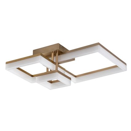 Rabalux - LED-Deckenleuchte LED/22W/230V 3000/4000/6500K golden 47x47 cm