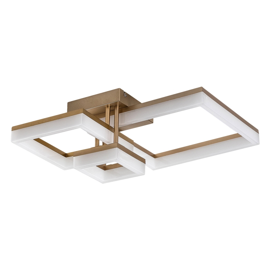 Rabalux - LED-Deckenleuchte LED/22W/230V 3000/4000/6500K golden 47x47 cm