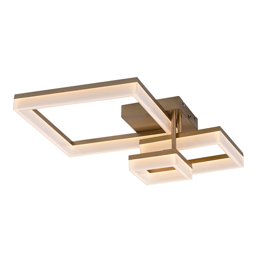 Rabalux - LED-Deckenleuchte LED/22W/230V 3000/4000/6500K golden 47x47 cm