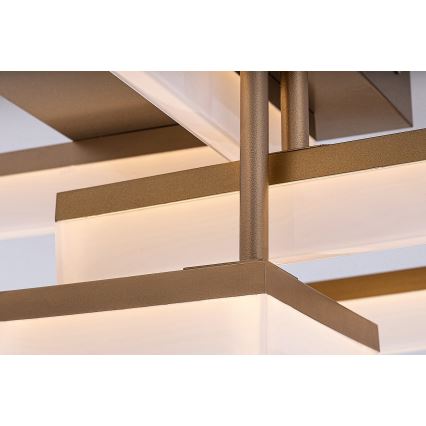 Rabalux - LED-Deckenleuchte LED/22W/230V 3000/4000/6500K golden 47x47 cm