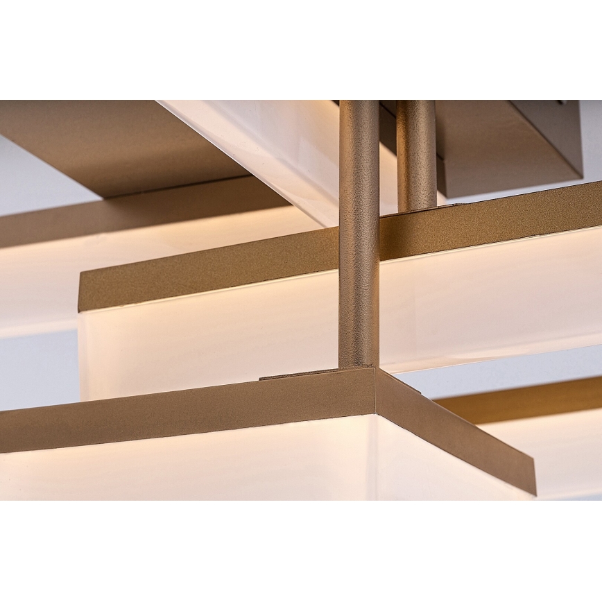 Rabalux - LED-Deckenleuchte LED/22W/230V 3000/4000/6500K golden 47x47 cm