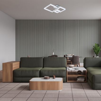 Rabalux - LED-Deckenleuchte LED/22W/230V 3000/4000/6500K matt Chrom 47x47 cm