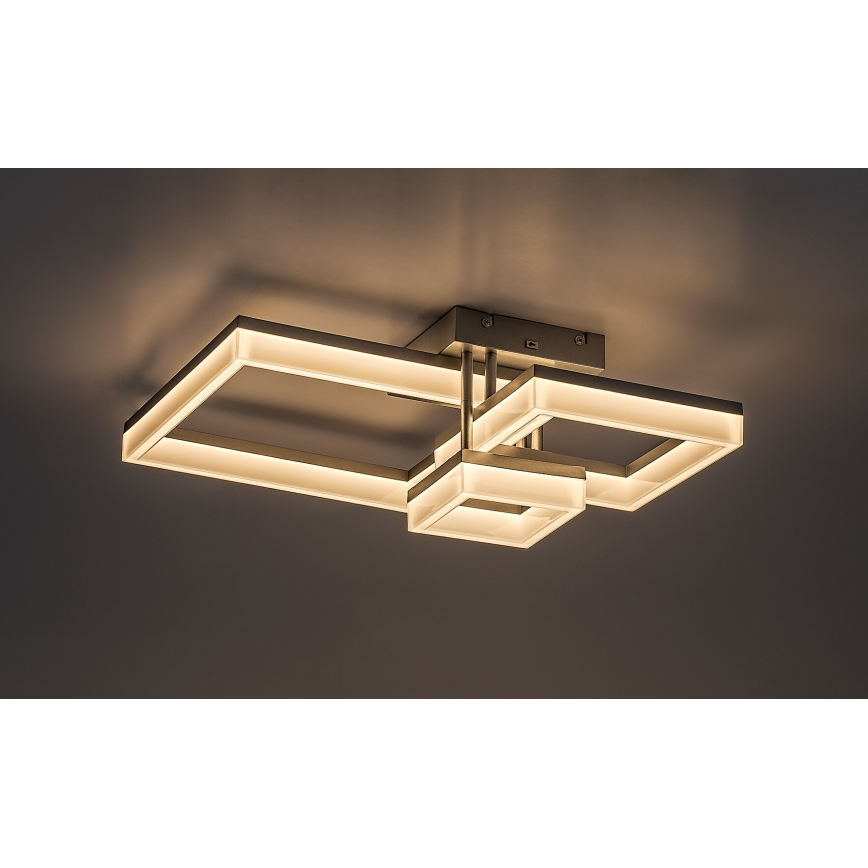 Rabalux - LED-Deckenleuchte LED/22W/230V 3000/4000/6500K matt Chrom 47x47 cm