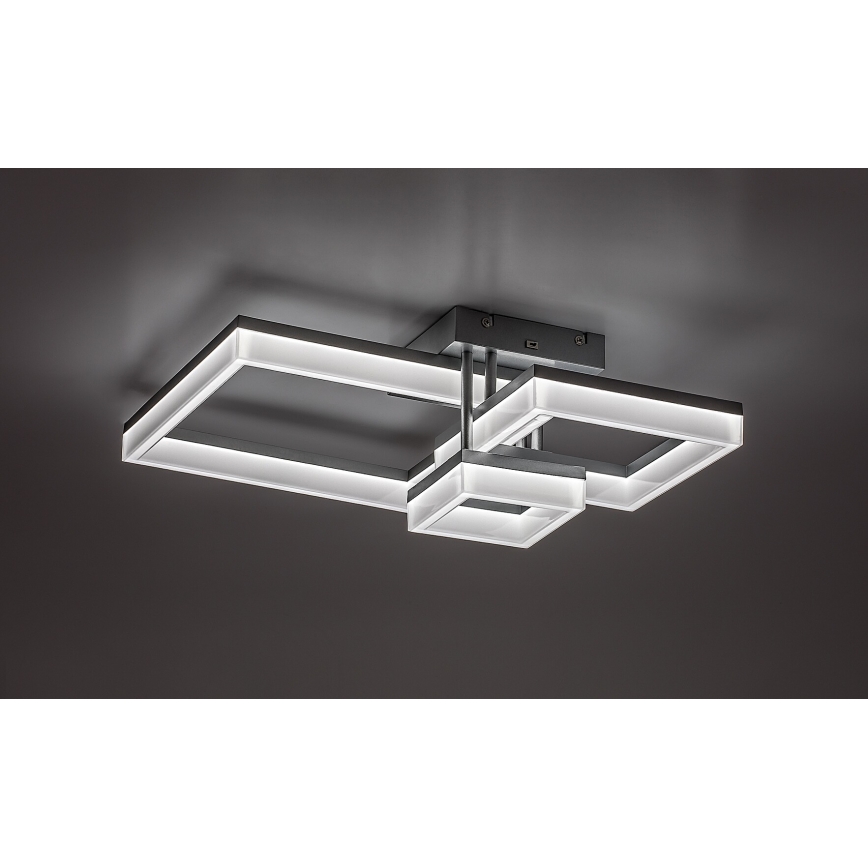 Rabalux - LED-Deckenleuchte LED/22W/230V 3000/4000/6500K matt Chrom 47x47 cm