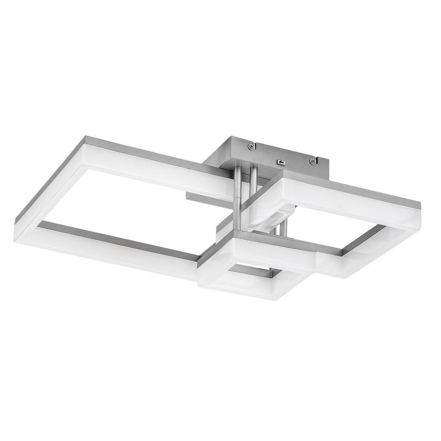 Rabalux - LED-Deckenleuchte LED/22W/230V 3000/4000/6500K matt Chrom 47x47 cm