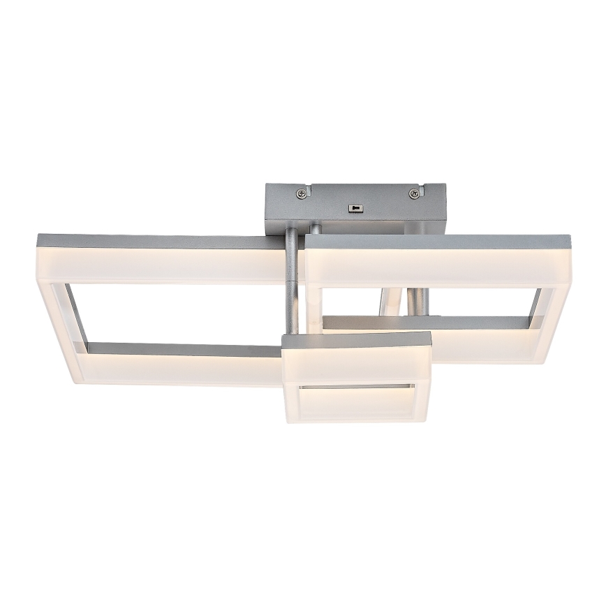 Rabalux - LED-Deckenleuchte LED/22W/230V 3000/4000/6500K matt Chrom 47x47 cm