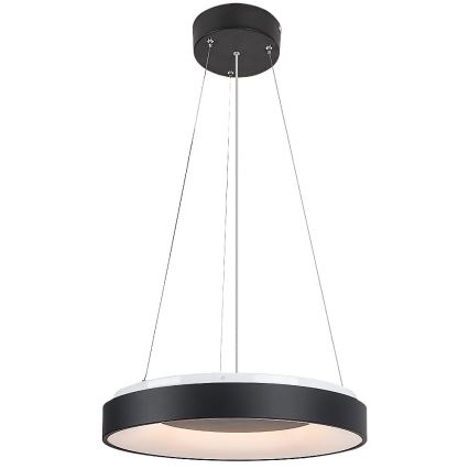 Rabalux - LED dimmbare Hängeleuchte an Kabel LED/38W/230V 3000-6500K Schwarz + Fernbedienung