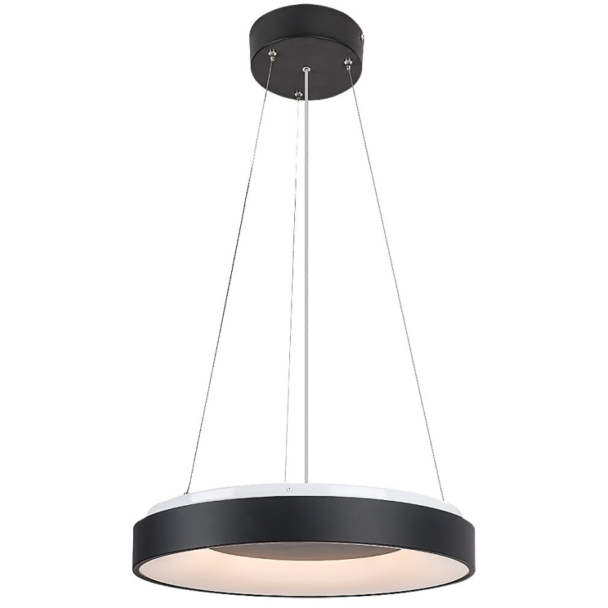 Rabalux - LED dimmbare Hängeleuchte an Kabel LED/38W/230V 3000-6500K Schwarz + Fernbedienung