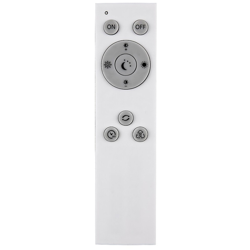 Rabalux - LED dimmbare Hängeleuchte an Kabel LED/38W/230V 3000-6500K Schwarz + Fernbedienung