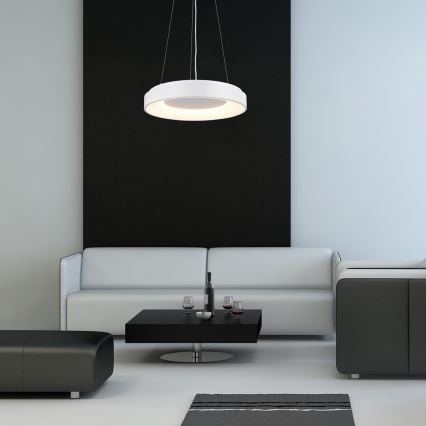 Rabalux - LED dimmbare Hängeleuchte an Kabel LED/38W/230V 3000-6500K Weiß + Fernbedienung