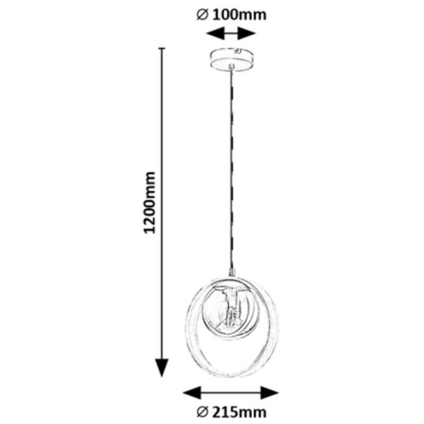 Rabalux - Hängeleuchte an Kabel 1xE14/15W/230V