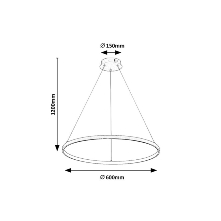 Rabalux - LED-Pendelleuchte am Kabel LED/55W/230V 3000K