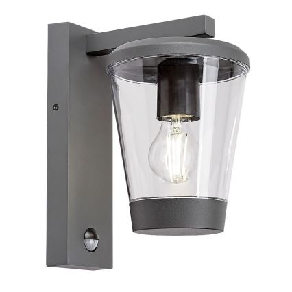 Rabalux - Outdoor-Wandleuchte mit Bewegungssensor 1xE27/40W/230V IP44
