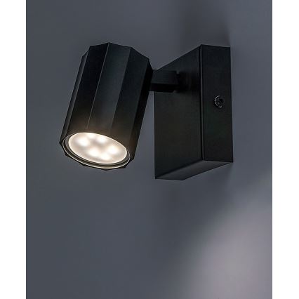 Rabalux - Wandstrahler 1xGU10/5W/230V schwarz