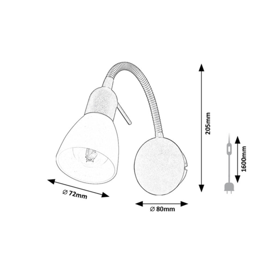 Rabalux - Wandleuchte 1xE14/40W/230V
