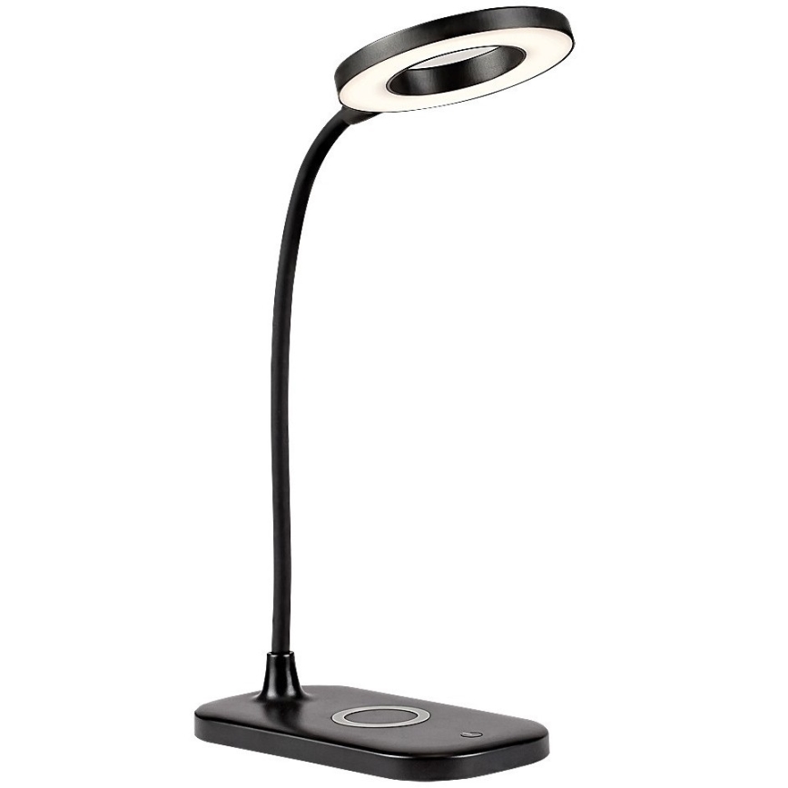 Rabalux - LED dimmbare Touch-Tischlampe mit kabelloser Ladefunktion LED/5W/5V 2700-6000K schwarz