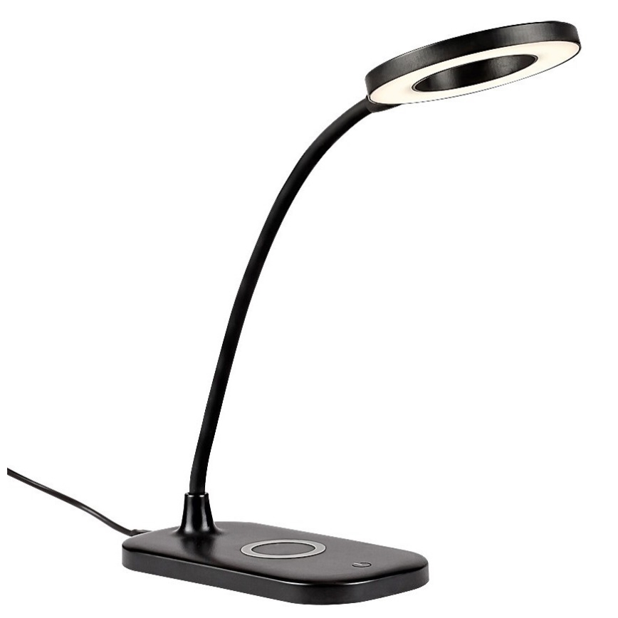 Rabalux - LED dimmbare Touch-Tischlampe mit kabelloser Ladefunktion LED/5W/5V 2700-6000K schwarz