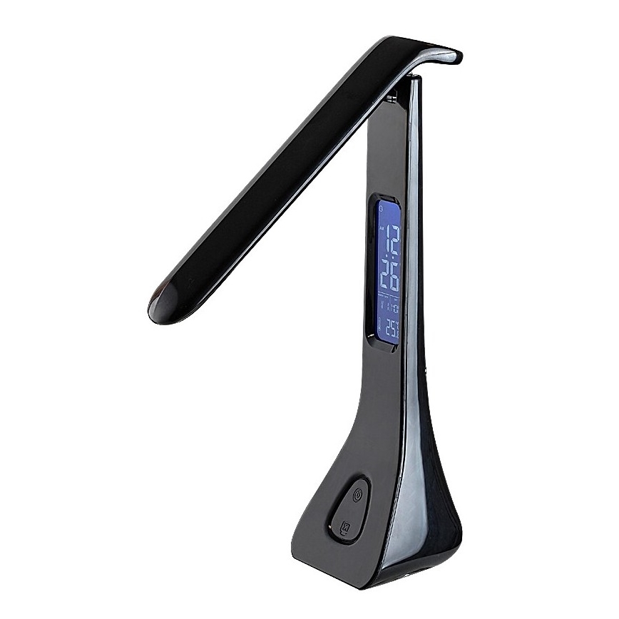 Rabalux - LED dimmbare Tischlampe mit Display LED/7W/5V 4000K schwarz