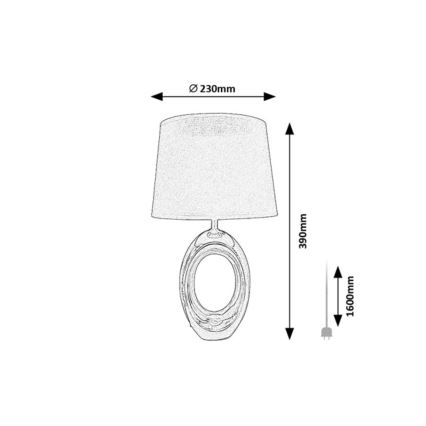 Rabalux - Tischlampe 1xE14/25W/230V