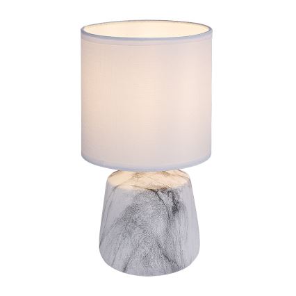 Rabalux - Tischlampe 1xE14/40W/230V weiß/Marmor-Optik