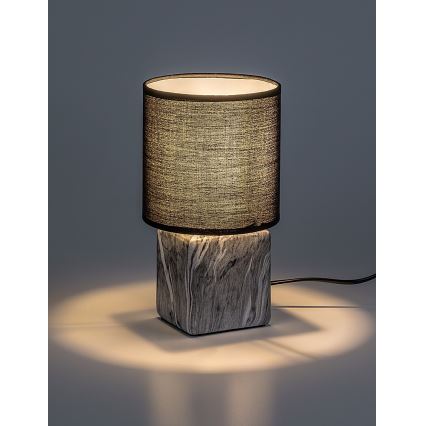 Rabalux - Tischlampe 1xE14/40W/230V schwarz/Marmordekor
