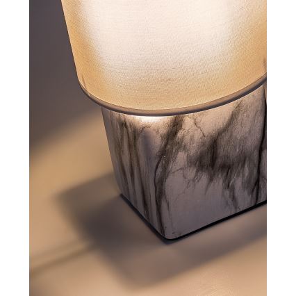 Rabalux - Tischlampe 1xE14/40W/230V weiß/Marmor-Dekor