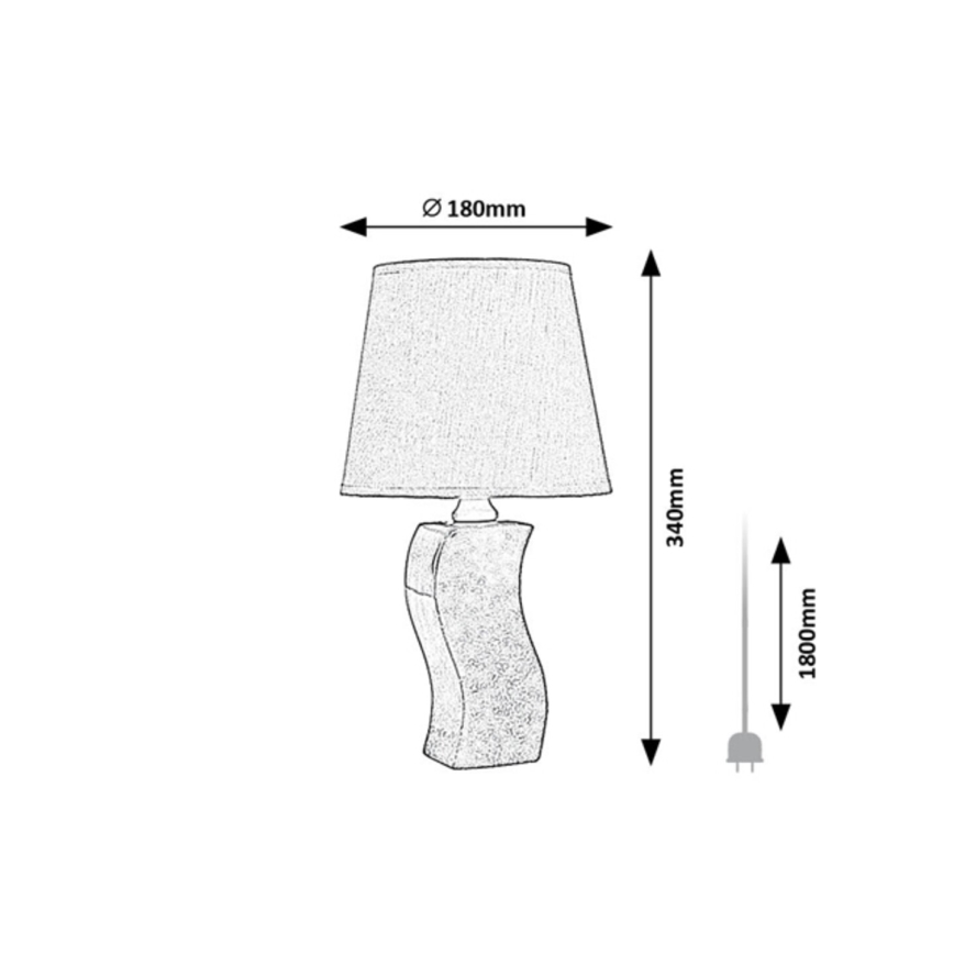 Rabalux - Tischlampe 1xE14/40W/230V blau
