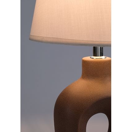 Rabalux - Tischlampe 1xE14/25W/230V braun/cremefarben