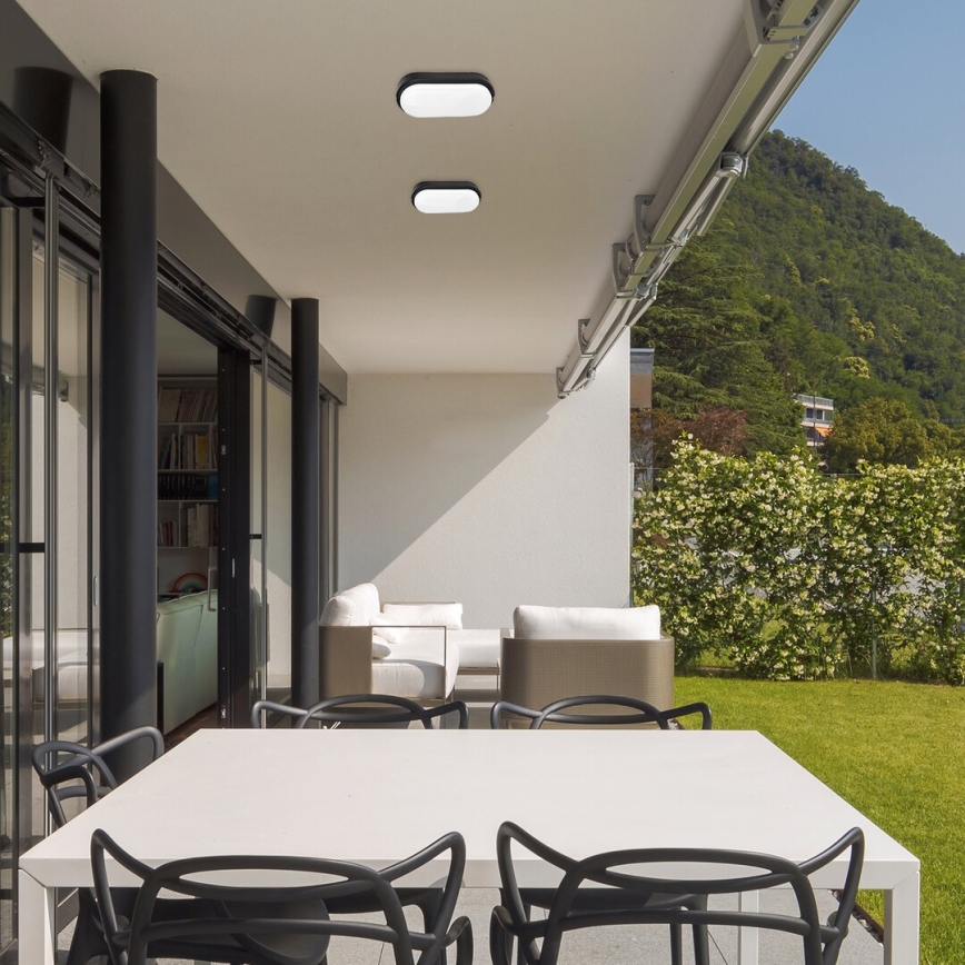 Rabalux - LED Außen-Deckenleuchte LED/15W/230V IP54 Schwarz