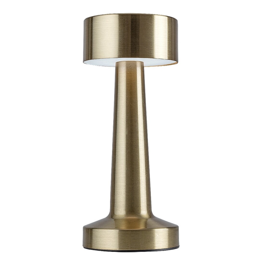 Rabalux - Aufladbare LED-Tischleuchte mit Touch-Steuerung LED/2,7W/5V 1200mAh 3000/4000/6000K golden