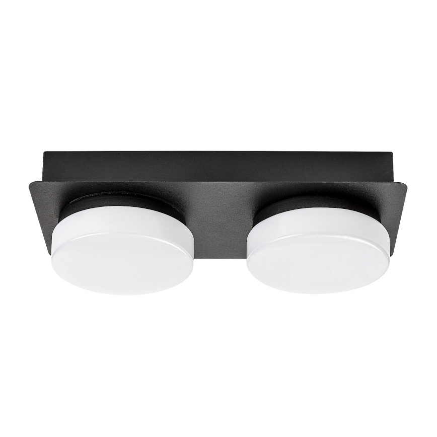 Rabalux - LED Deckenleuchte für Badezimmer 2xLED/5,5W/230V IP44 schwarz