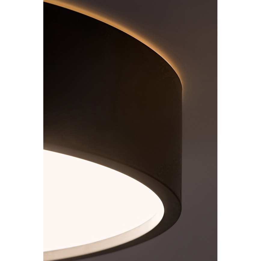 Rabalux - LED Deckenleuchte LED/18W/230V IP44 4000K Ø 28 cm Schwarz